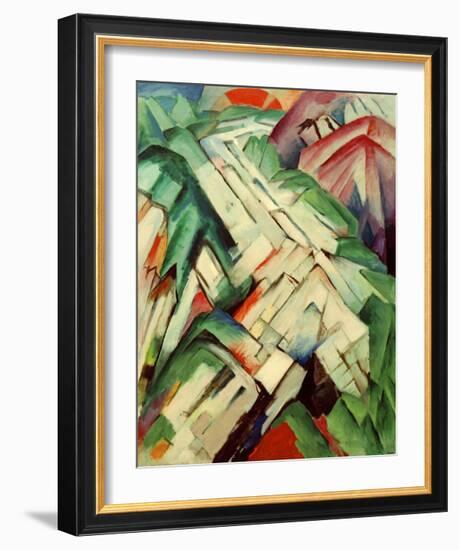 The Stony Path-Franz Marc-Framed Giclee Print