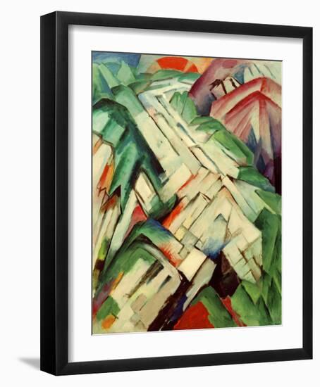 The Stony Path-Franz Marc-Framed Giclee Print