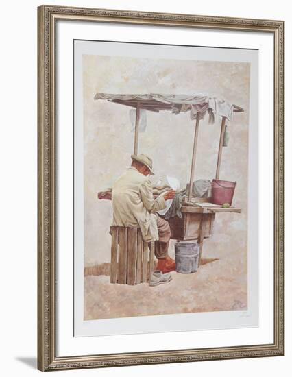 The Store Keeper from Guadalajara-Vic Herman-Framed Limited Edition