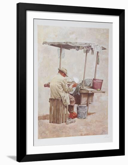 The Store Keeper from Guadalajara-Vic Herman-Framed Limited Edition
