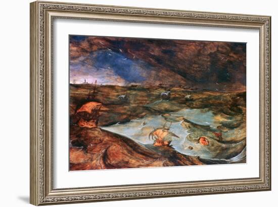 The Storm, 1569-Pieter Bruegel the Elder-Framed Giclee Print