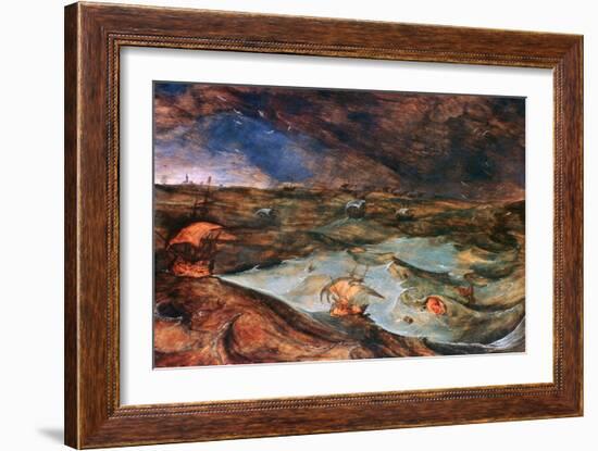 The Storm, 1569-Pieter Bruegel the Elder-Framed Giclee Print