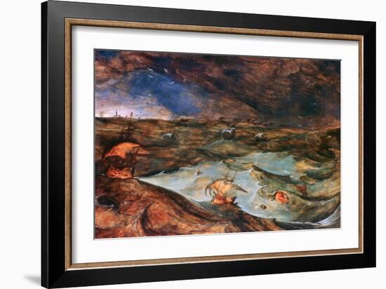 The Storm, 1569-Pieter Bruegel the Elder-Framed Giclee Print