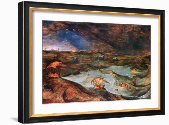 The Storm, 1569-Pieter Bruegel the Elder-Framed Giclee Print