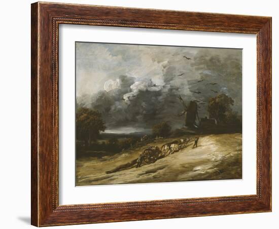 The Storm, 1814-30-Georges Michel-Framed Giclee Print