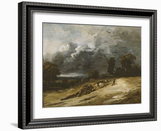 The Storm, 1814-30-Georges Michel-Framed Giclee Print