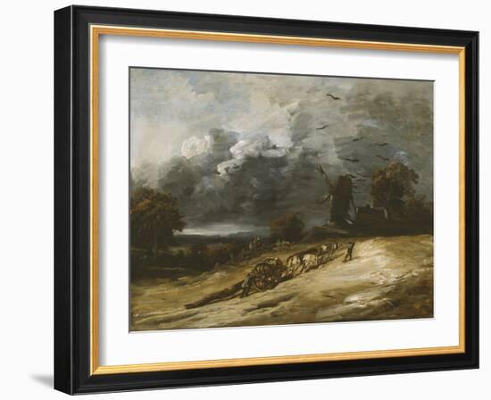 The Storm, 1814-30-Georges Michel-Framed Giclee Print