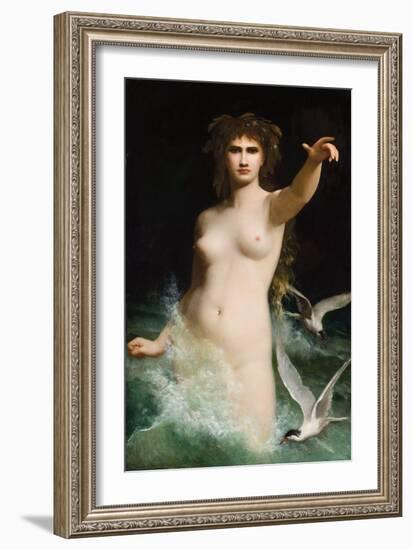 The Storm, 1879 (Oil on Canvas)-Charles Landelle-Framed Giclee Print