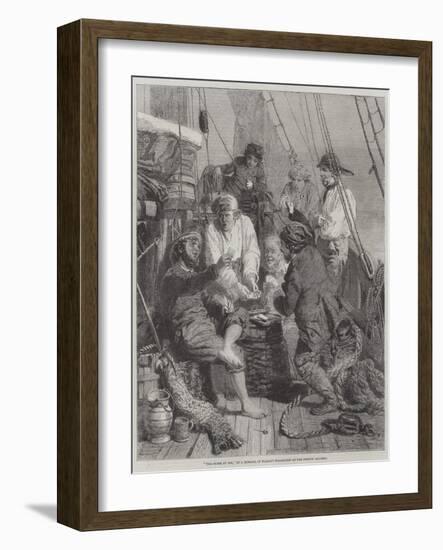 The Storm at Sea-John Morgan-Framed Giclee Print