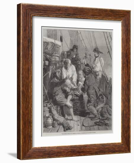 The Storm at Sea-John Morgan-Framed Giclee Print