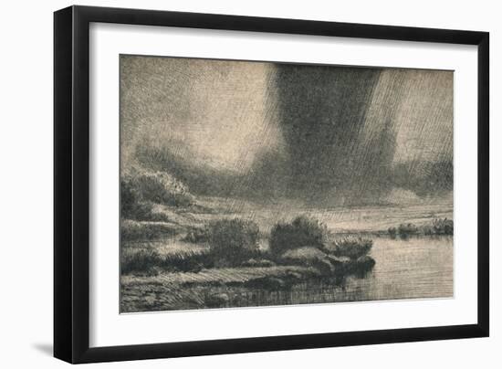 'The Storm', c1890-Alphonse Legros-Framed Giclee Print