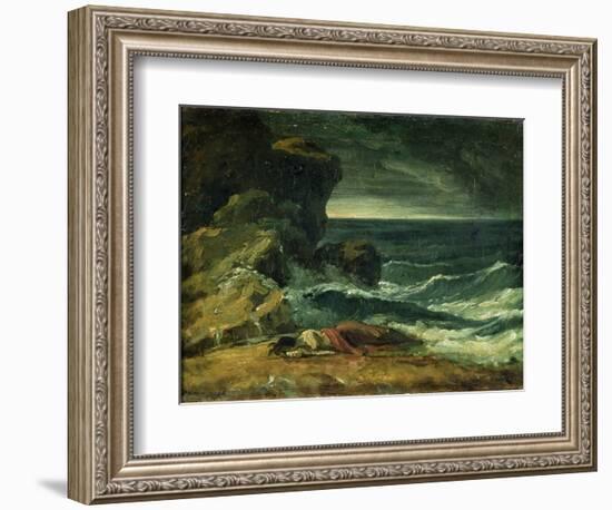 The Storm or the Wreck (Oil on Canvas)-Theodore Gericault-Framed Giclee Print