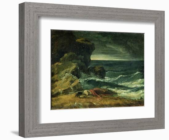 The Storm or the Wreck (Oil on Canvas)-Theodore Gericault-Framed Giclee Print