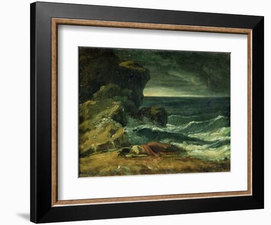 The Storm or the Wreck (Oil on Canvas)-Theodore Gericault-Framed Giclee Print