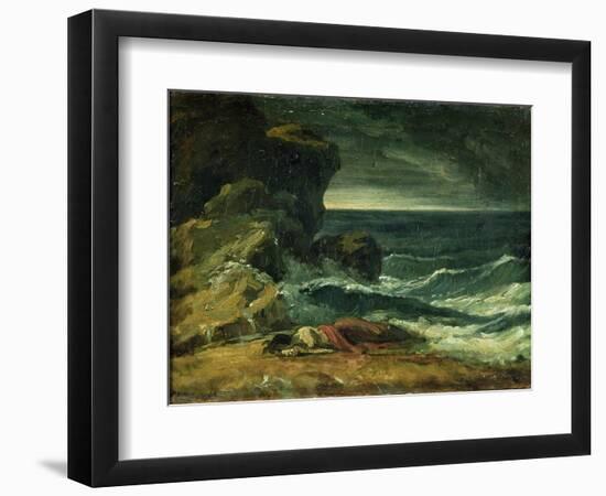 The Storm or the Wreck (Oil on Canvas)-Theodore Gericault-Framed Giclee Print