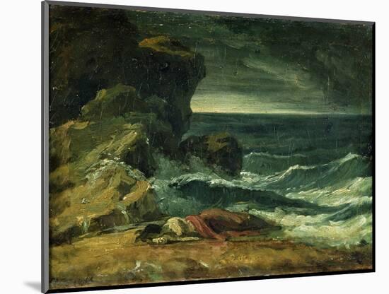 The Storm or the Wreck (Oil on Canvas)-Theodore Gericault-Mounted Giclee Print