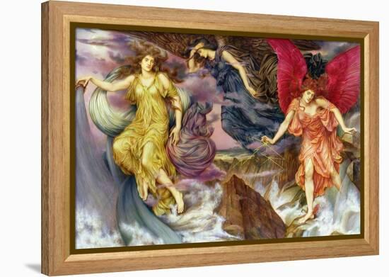 The Storm Spirits, 1900-Evelyn De Morgan-Framed Premier Image Canvas
