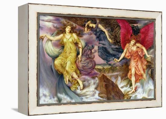 The Storm Spirits, 1900-Evelyn De Morgan-Framed Premier Image Canvas