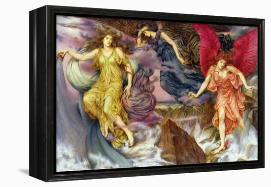 The Storm Spirits, 1900-Evelyn De Morgan-Framed Premier Image Canvas