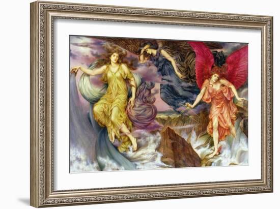 The Storm Spirits, 1900-Evelyn De Morgan-Framed Giclee Print