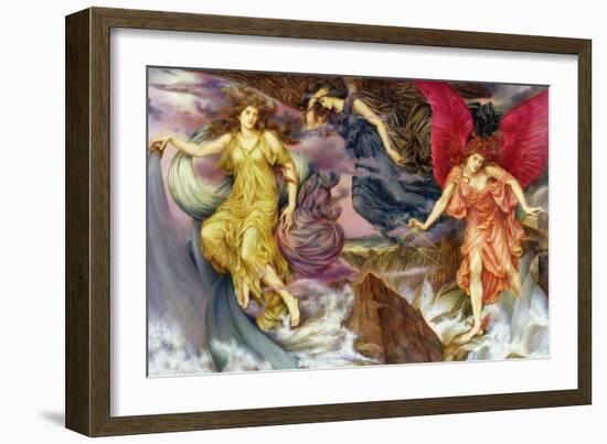 The Storm Spirits, 1900-Evelyn De Morgan-Framed Giclee Print