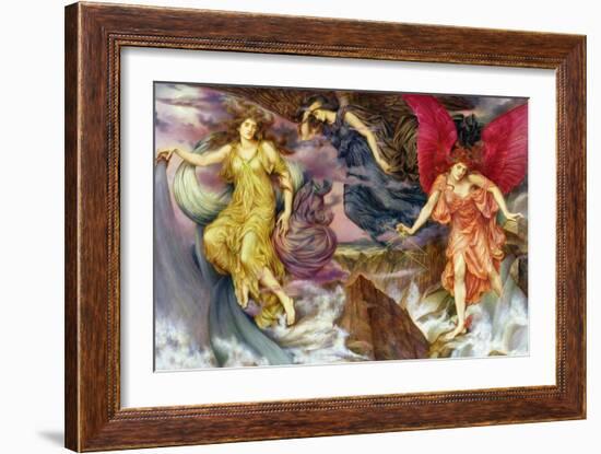 The Storm Spirits, 1900-Evelyn De Morgan-Framed Giclee Print