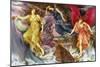 The Storm Spirits, 1900-Evelyn De Morgan-Mounted Giclee Print