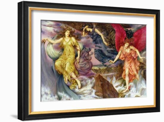 The Storm Spirits, 1900-Evelyn De Morgan-Framed Giclee Print