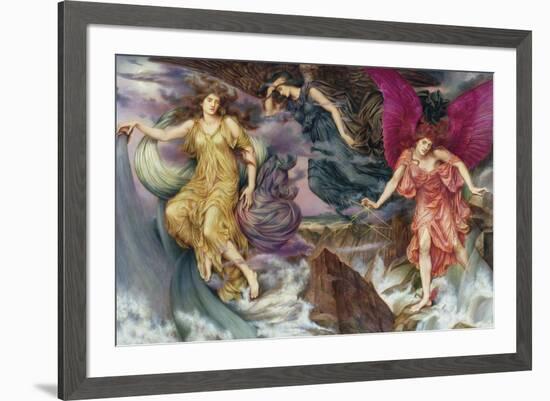 The Storm Spirits-Evelyn De Morgan-Framed Premium Giclee Print