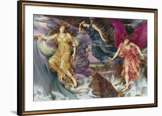 The Storm Spirits-Evelyn De Morgan-Framed Premium Giclee Print