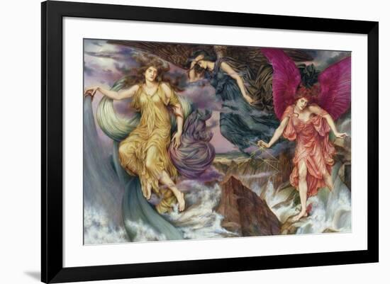 The Storm Spirits-Evelyn De Morgan-Framed Premium Giclee Print