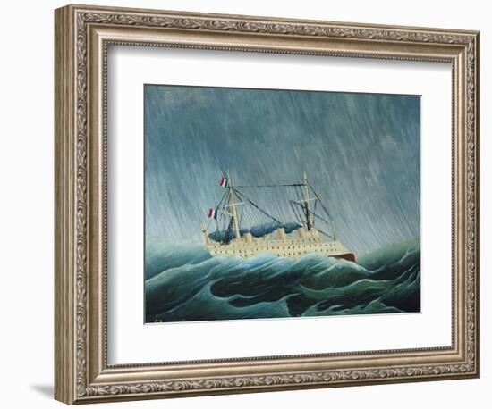 The Storm-Tossed Vessel, 1890-93-Henri Rousseau-Framed Giclee Print