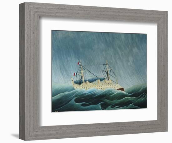 The Storm-Tossed Vessel, 1890-93-Henri Rousseau-Framed Giclee Print