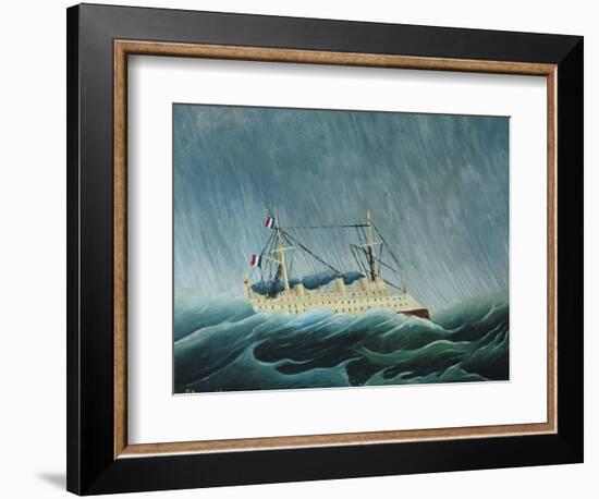 The Storm-Tossed Vessel, 1890-93-Henri Rousseau-Framed Giclee Print