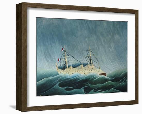 The Storm-Tossed Vessel, 1890-93-Henri Rousseau-Framed Giclee Print