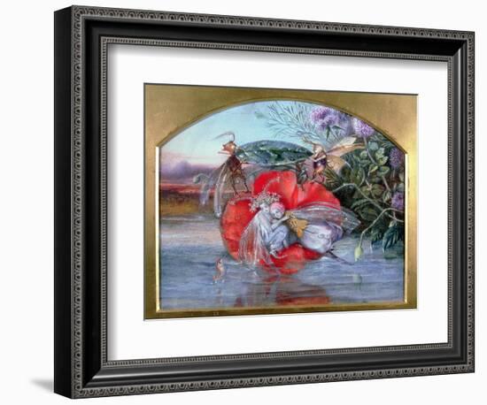 The Storm (W/C on Paper)-John Anster Fitzgerald-Framed Premium Giclee Print