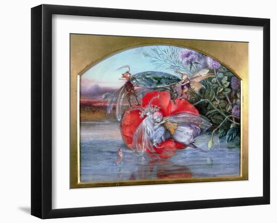 The Storm (W/C on Paper)-John Anster Fitzgerald-Framed Giclee Print