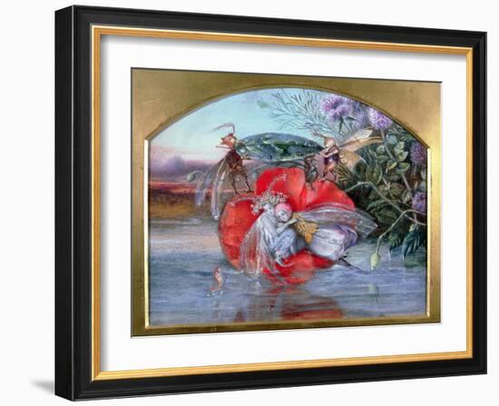The Storm (W/C on Paper)-John Anster Fitzgerald-Framed Giclee Print