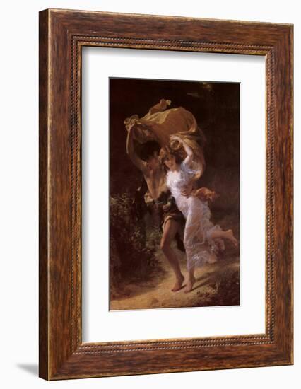 The Storm-Pierre-Auguste Cot-Framed Art Print