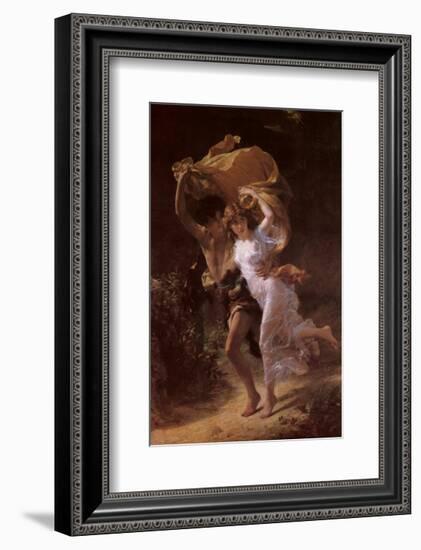 The Storm-Pierre-Auguste Cot-Framed Art Print