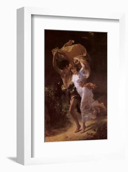 The Storm-Pierre-Auguste Cot-Framed Art Print