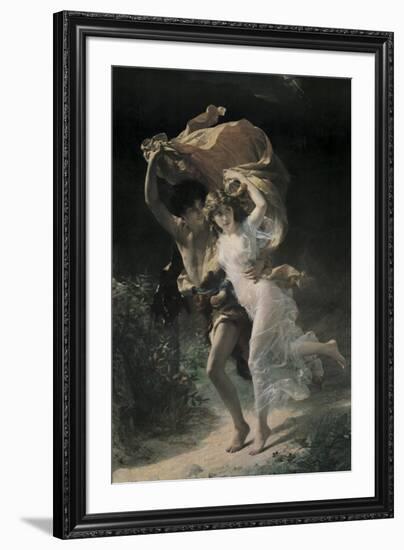 The Storm-Pierre-Auguste Cot-Framed Art Print