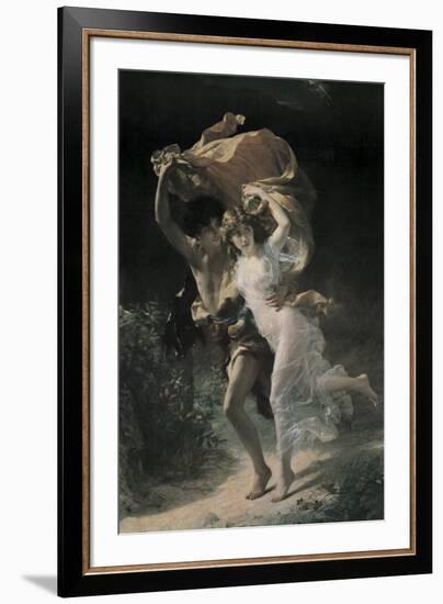 The Storm-Pierre-Auguste Cot-Framed Art Print