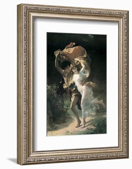 The Storm-Pierre-Auguste Cot-Framed Premium Giclee Print