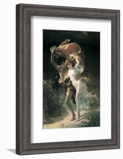 The Storm-Pierre-Auguste Cot-Framed Premium Giclee Print