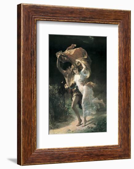 The Storm-Pierre-Auguste Cot-Framed Premium Giclee Print