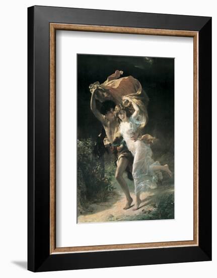 The Storm-Pierre-Auguste Cot-Framed Premium Giclee Print