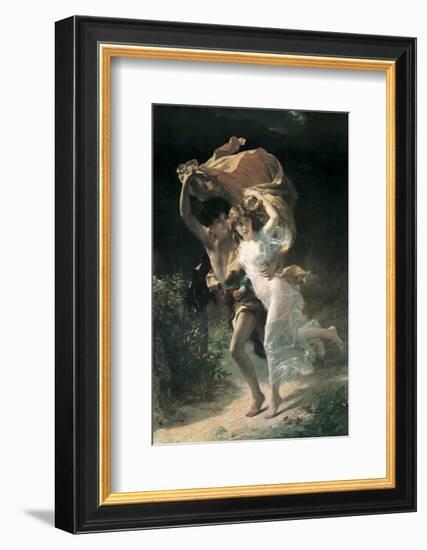 The Storm-Pierre-Auguste Cot-Framed Premium Giclee Print