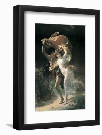 The Storm-Pierre-Auguste Cot-Framed Premium Giclee Print