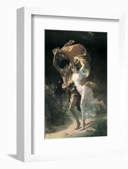 The Storm-Pierre-Auguste Cot-Framed Premium Giclee Print